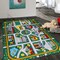 World Rug Gallery Kids Educational Learning City Life Road Area Rug 3'3'' x 4'7'' Green 2030GREEN3X5 - alternate 1